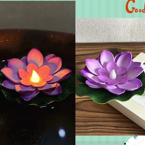 Đèn Hoa sen Cảm biến Nước 15cm