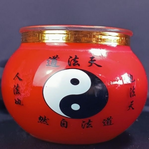 Nến Ly Bơ Đỏ 3 Ngày Bát Quái(thơm tự nhiên)