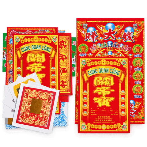 Giấy cúng Quan Công-Tam Thánh Đế Quân(kèm văn khấn)