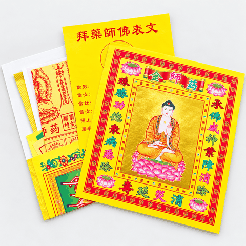 Bộ Giấy cúng Phật Dược Sư(Mẫu Đài)