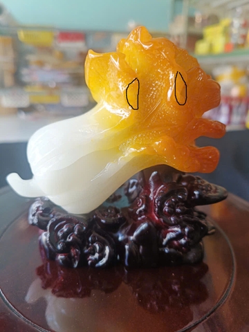 Bắp cải chiêu tài , chiêu lộc troc nhẹ ( màu vàng)-(Thanh Lý)