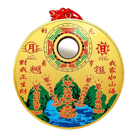 Gương Tranh Sơn Hải Trấn Bát Quái Lồi