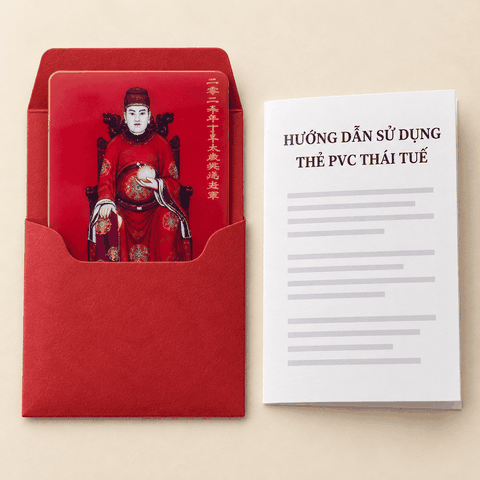 Kim bài Thái Tuế 2027 ( Thẻ PVC) nhựa cứng