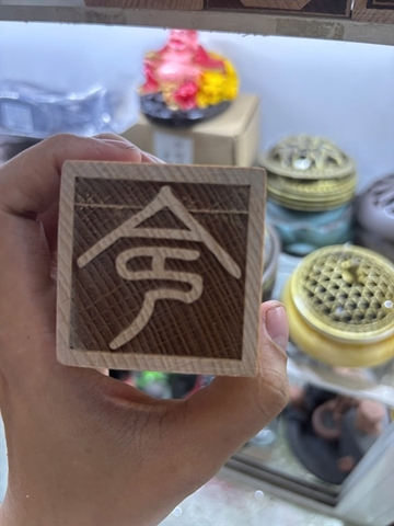 Dấu Ấn Gỗ Đào vuông[5*6.5cm]
