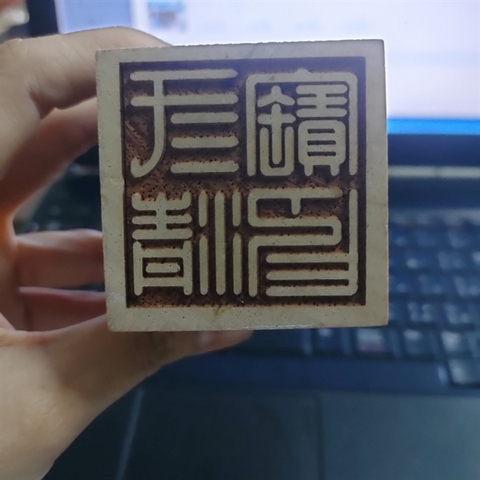 Dấu Ấn Gỗ Đào vuông[5*6.5cm]