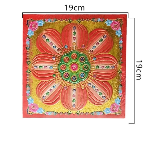 Giấy Cúng Gấp Bông Sen 19cm
