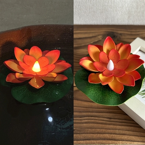 Đèn Hoa sen Cảm biến Nước 15cm