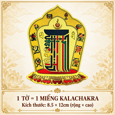 Miếng dán Phật giáo Kalachakra(2 phân loại)