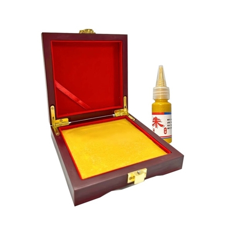 Hộp Mực Vuông Đóng Dấu[kèm mực ]