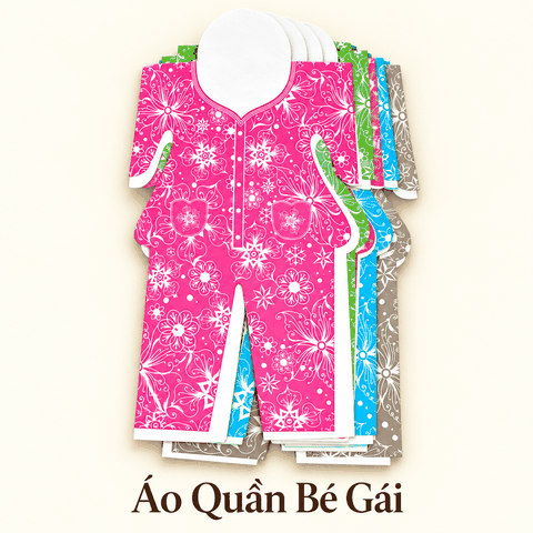 Combo: 5 Đồ Bé Trai + 5 Đồ Bé Gái [Vong Nhi ,Bé Đỏ,Thai Lưu..]