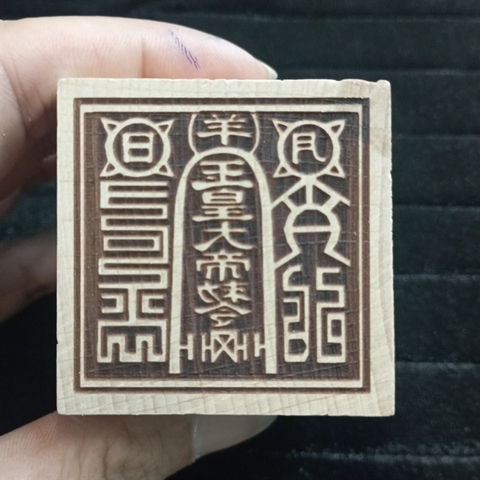 Dấu Ấn Gỗ Đào vuông[5*6.5cm]