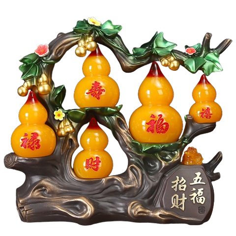 Hồ Lô Ngũ Phúc 26*9*26cm[Chữ Dọc]
