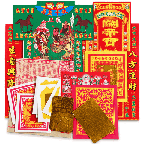 Giấy cúng Quan Công-Tam Thánh Đế Quân(kèm văn khấn)