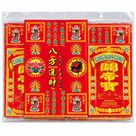 Giấy cúng Quan Công-Tam Thánh Đế Quân(kèm văn khấn)