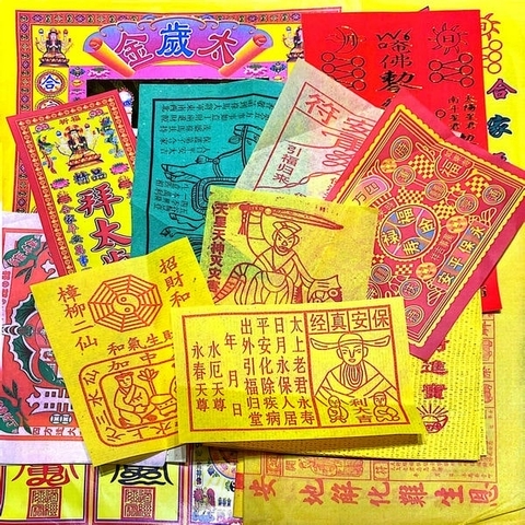 Bộ Giấy Cúng Thái Tuế  mẫu Đài(kèm Phù Thái Tuế 2027)