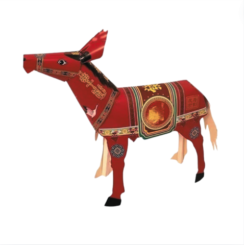 Ngựa Giấy [tự xếp] 70*15*60cm