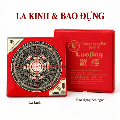 La kinh,La Bàn Đài Loan đo Phong thuỷ Tong Sheng Chuẩn hàng công ty[16cm,25cm,30cm]