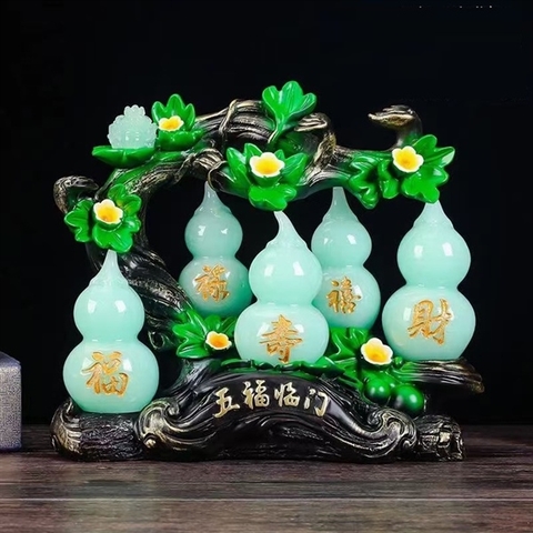 Hồ Lô Ngũ Phúc 26*12*25cm[Chữ Ngang]