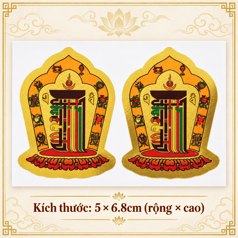 Miếng dán Phật giáo Kalachakra(2 phân loại)