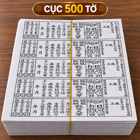 Giấy Cúng Dấu Lục, Thông Hành