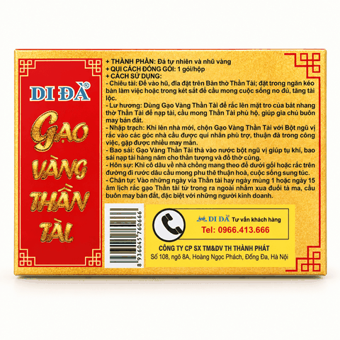 Gạo Vàng Thần Tài ( Di Đà)hàng công ty
