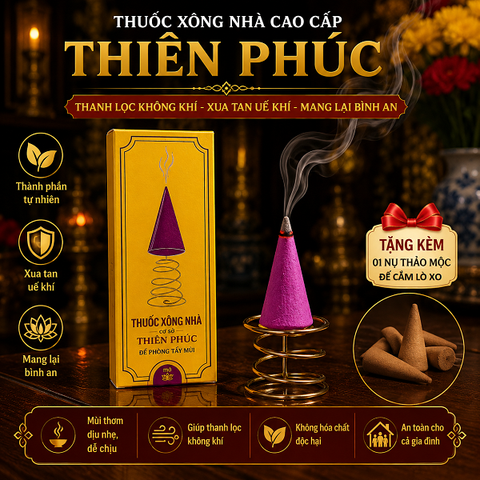 Nhang cây xông Thiên Phúc(tẩy uế,xông nhà..)