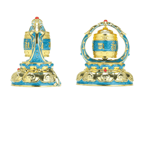 Bánh xe Kinh Luân XANH chạy Pin,Năng Lượng Mặt trời(2 size)