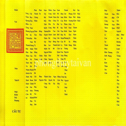 SỚ Cúng Cầu(Cầu Danh,Cầu  Duyên,Cầu Lộc,Cầu Tự,Cầu Con)Quốc Ngữ đủ loại