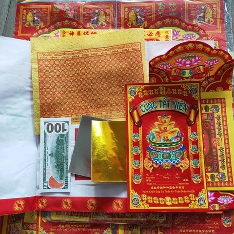 Bộ Giấy cúng Tất Niên đủ bộ [kèm văn khấn]pt
