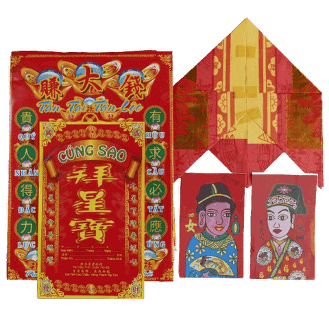 Bộ Giấy Cúng Sao [Mẫu Đẹp]