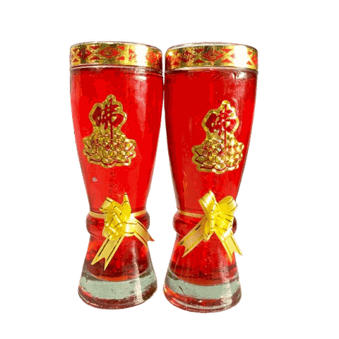 Nến Ly Sáp ĐỎ,5 MÀU theo Giờ, theo Ngày [đủ loại]