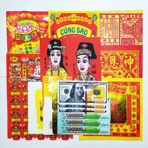 Bộ Giấy Cúng Sao [Mẫu Đẹp]