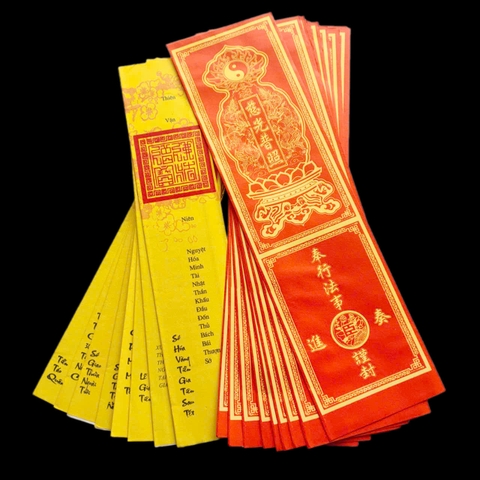 Sớ Ngũ Phương(5 Sớ)/1 Vỏ Đỏ