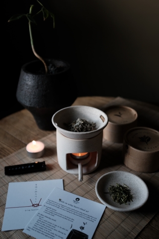 Bộ đốt hương tự nhiên - Kaori set