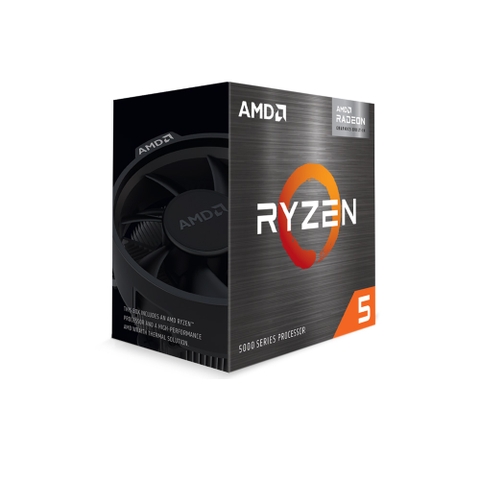 CPU AMD Ryzen 5 5600G AMD AM4 - 6 Core - 12 Thread - Base 3.9Ghz - Turbo 4.4Ghz - Cache 19MB box