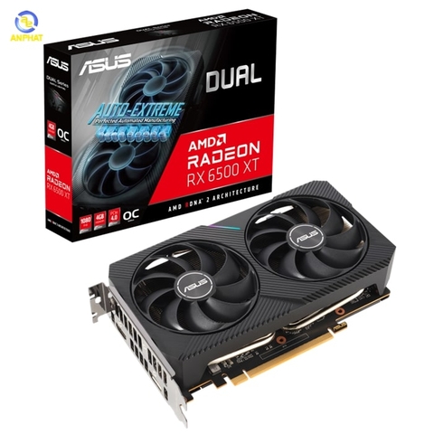 VGA ASUS DUAL RX6500 XT OC 4GB V2 (DUAL RX6500XT-O4G-V2)