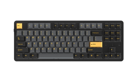Bàn phím cơ DareU EK87 Pro Triple Mode Black Golden DareU Cloud switch