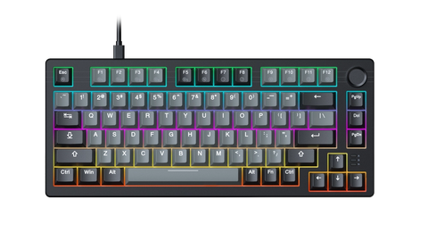 Bàn phím cơ DareU EK75 Grey Black DareU Dream switch (keycap PBT)