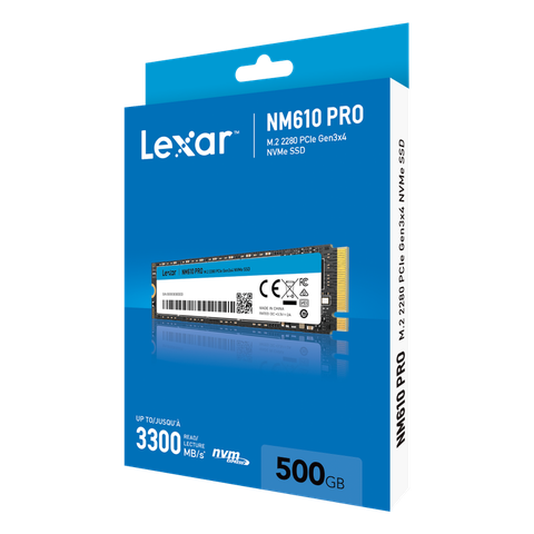Ổ cứng LEXAR M.2 2280 NVME 500GB LNM610-500RB