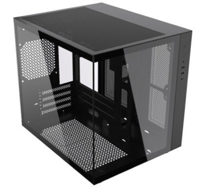 Vỏ Case Gaming Start - AQUA ( Vỏ Bể Cá 2 Mặt Kính - Chưa Có Fan Led)