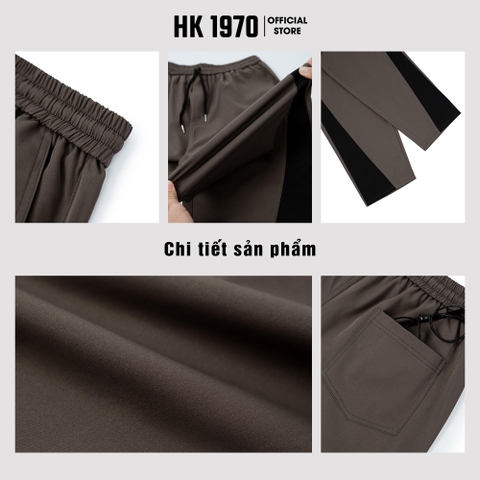 Quần Gió HK1970 Ống Suông Vải Thể Thao Co Giãn Nhẹ, Vải Thoáng Mát, Mềm Mịn Phong Cách Đường Phố Phá Cách Q223