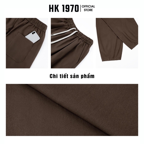 Quần Kaki Ống Rộng Dáng Thụng Xếp Ly Lưng Cao  Phong Cách Retro Hàn Quốc Q182 Pants Kem Nam Menswear Nam Menswear