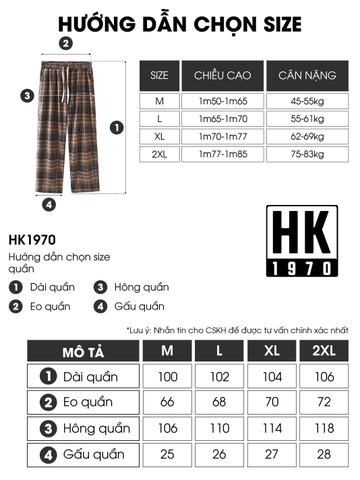 Quần Ống Rộng Xếp Ly Kẻ Sọc Caro Chất Dạ Dày Dặn Lưng Cao Nam Nữ Cạp Chun Hack Dáng HK1970 Q185 Menswear Pants Ong