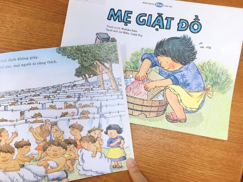 Trao Ehon vào tay trẻ