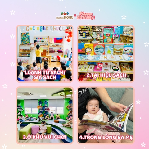 4 ĐỊA ĐIỂM SIÊU YÊU ĐỂ QUAY VIDEO DỰ THI “ĐỌC SÁCH CÙNG BÉ YÊU”