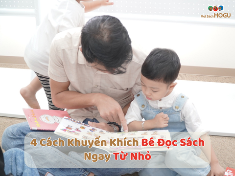 4 Cách Khuyến Khích Bé Đọc Sách Ngay Từ Nhỏ