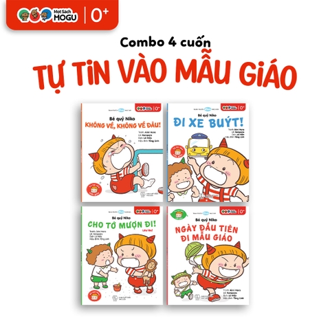 TỰ TIN VÀO MẪU GIÁO - Combo Ehon cho bé 1-2-3 tuổi