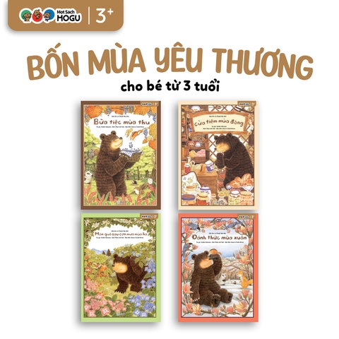 Bộ Ehon Bốn Mùa Yêu Thương | Cho bé từ 3 tuổi | Phát triển cảm xúc & tư duy