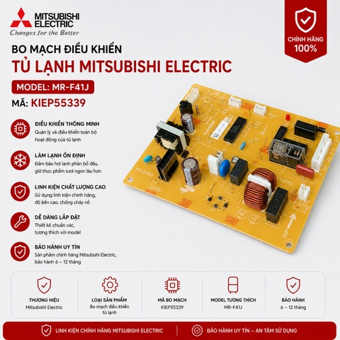 Bo Mạch Điều Khiển Tủ Lạnh Mitsubishi Electric MR-F41J Mã KIEY54339