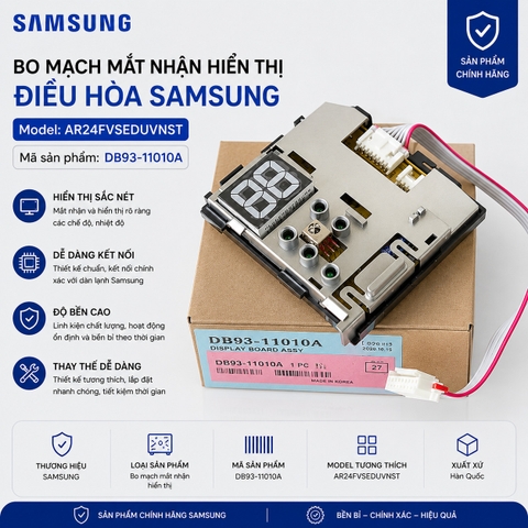 Bo Mạch Mắt Nhận Hiển Thị Điều Hòa Samsung AR24FVSEDUVNST Mã DB93-11010A